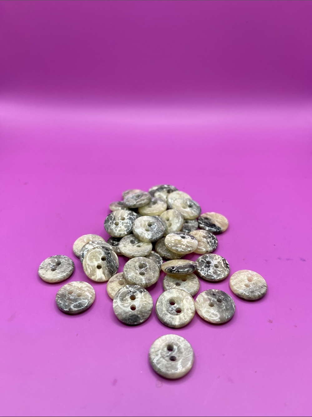 Vintage Buttons Lot  - Neutral Beige & Cream